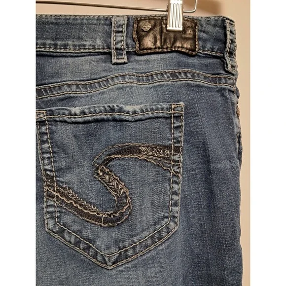 Womens Suki Silver Jeans-size 16/L33 - Picture 6 of 6